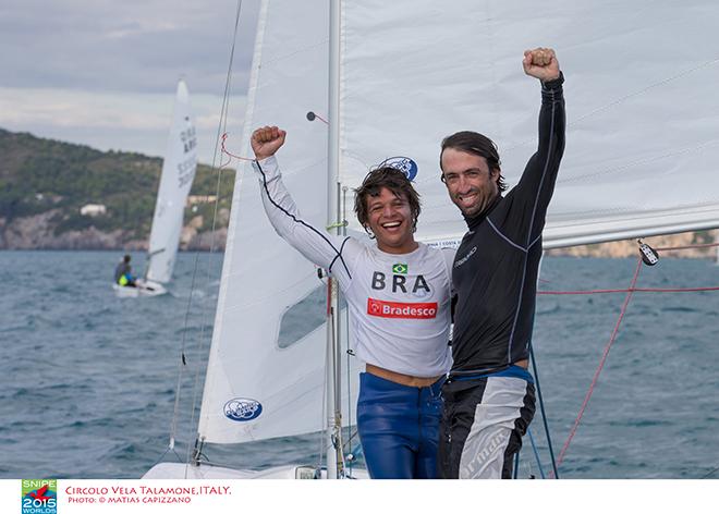 Snipe World Championship - Day 6 FINAL - World Champions Mateus Tavares-Gustavo Carvalho (BRA)  © Matias Capizzano http://www.capizzano.com